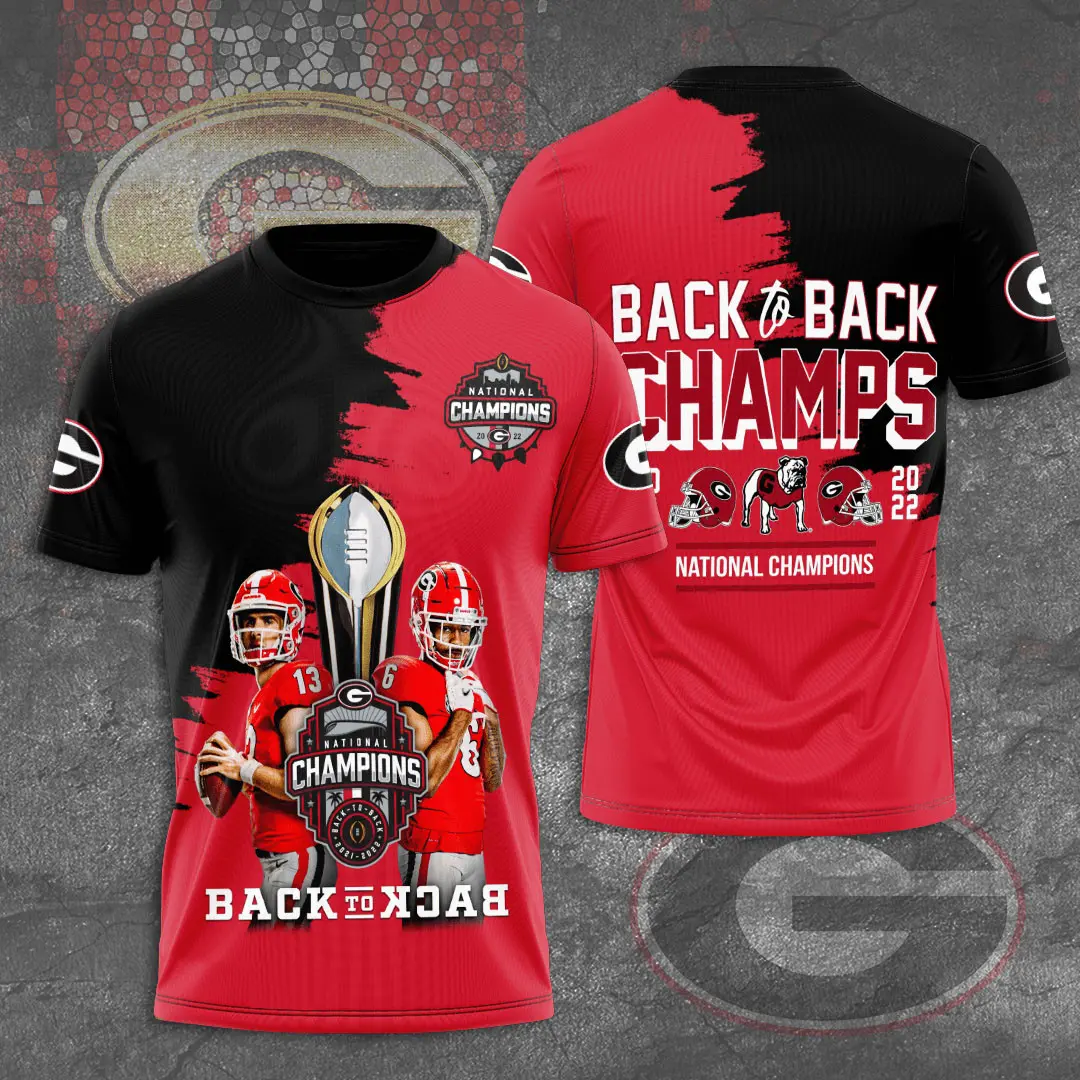 The best Georgia Bulldogs 3D T shirts 012