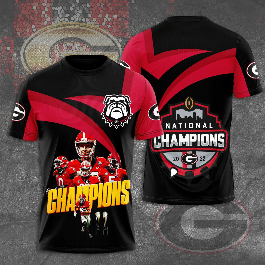 The best Georgia Bulldogs 3D T shirts 02
