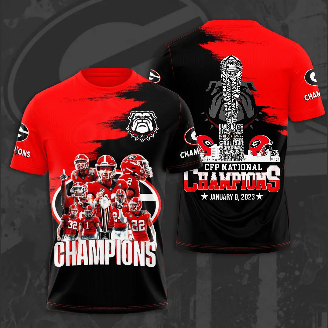 The best Georgia Bulldogs 3D T shirts 03