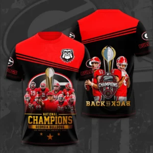 The best Georgia Bulldogs 3D T shirts 04