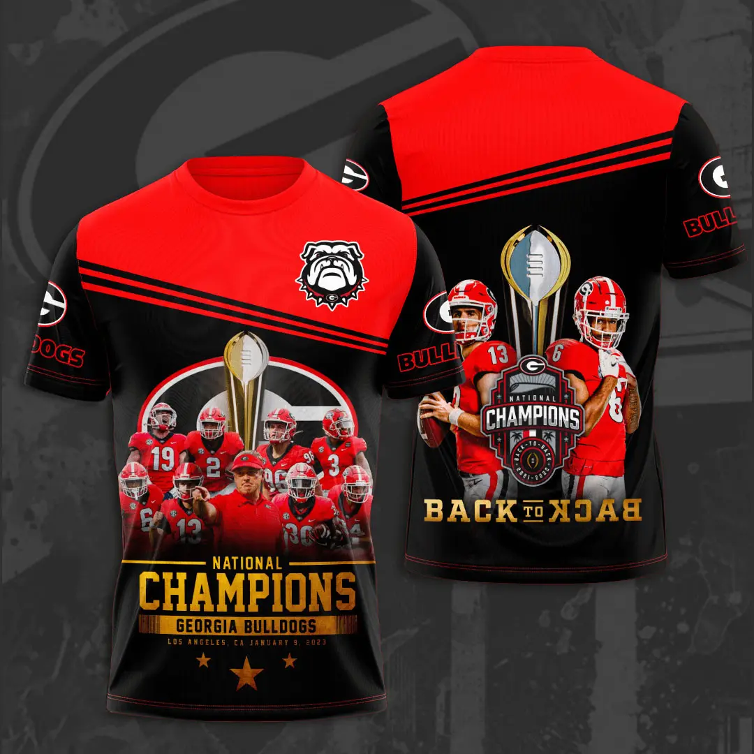 The best Georgia Bulldogs 3D T shirts 04