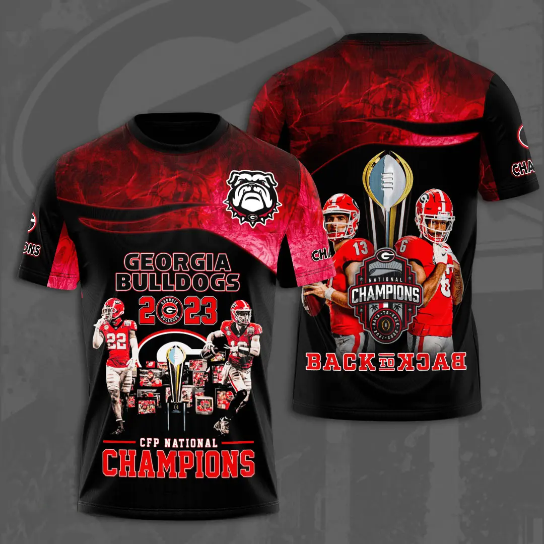 The best Georgia Bulldogs 3D T shirts 06