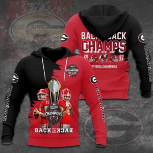 The best Georgia Bulldogs 3D hoodie 011