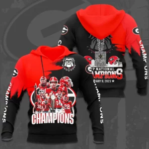 The best Georgia Bulldogs 3D hoodie 04
