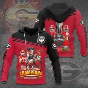 The best Georgia Bulldogs 3D hoodie 05