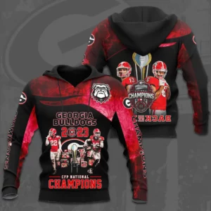 The best Georgia Bulldogs 3D hoodie 06