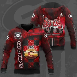 The best Georgia Bulldogs 3D hoodie 07