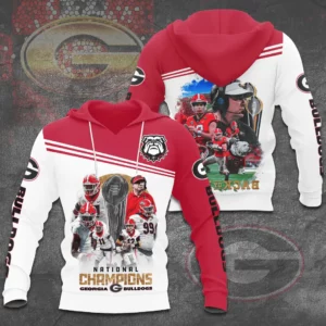 The best Georgia Bulldogs 3D hoodie 08