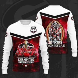 The best Georgia Bulldogs 3D sweatshirt 06