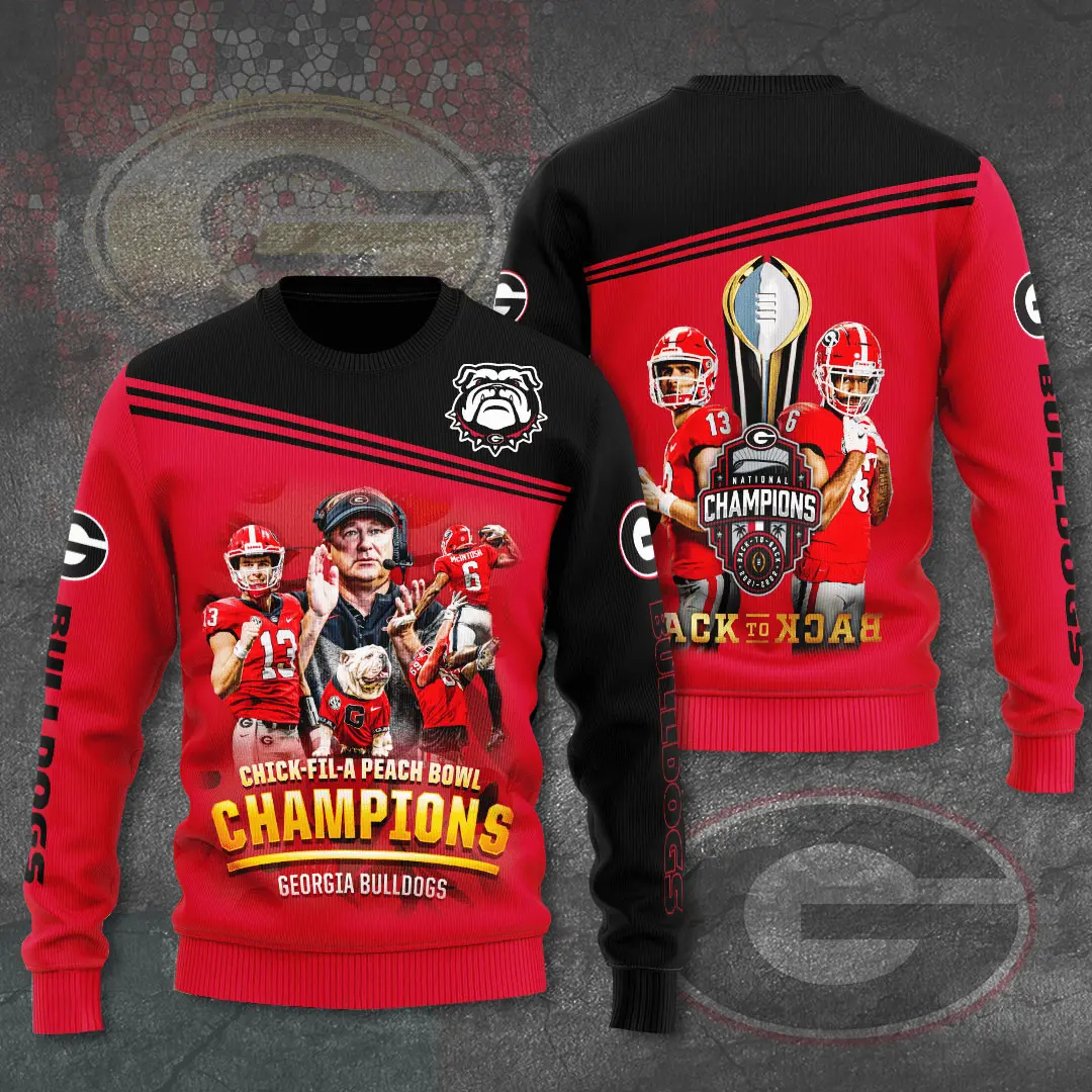 The best Georgia Bulldogs 3D sweatshirt 07