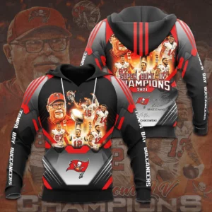The best Tampa Bay Buccaneers 3D Hoodie 04
