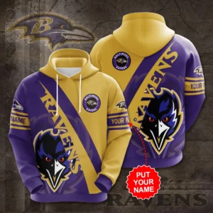 The best selling Baltimore Ravens 3D hoodie 07