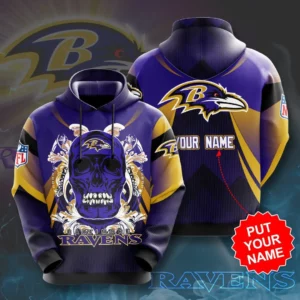 The best selling Baltimore Ravens 3D hoodie 10