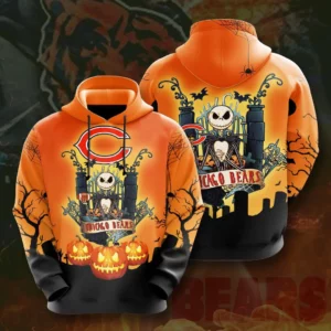 The best selling Chicago Bears 3D hoodie 04