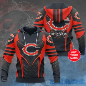 The best selling Chicago Bears 3D hoodie 16