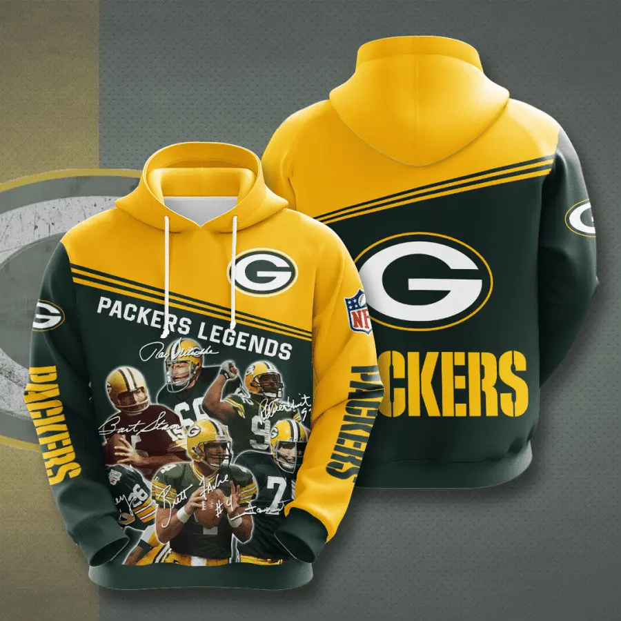 The best selling Green Bay Packers 3D hoodie 05