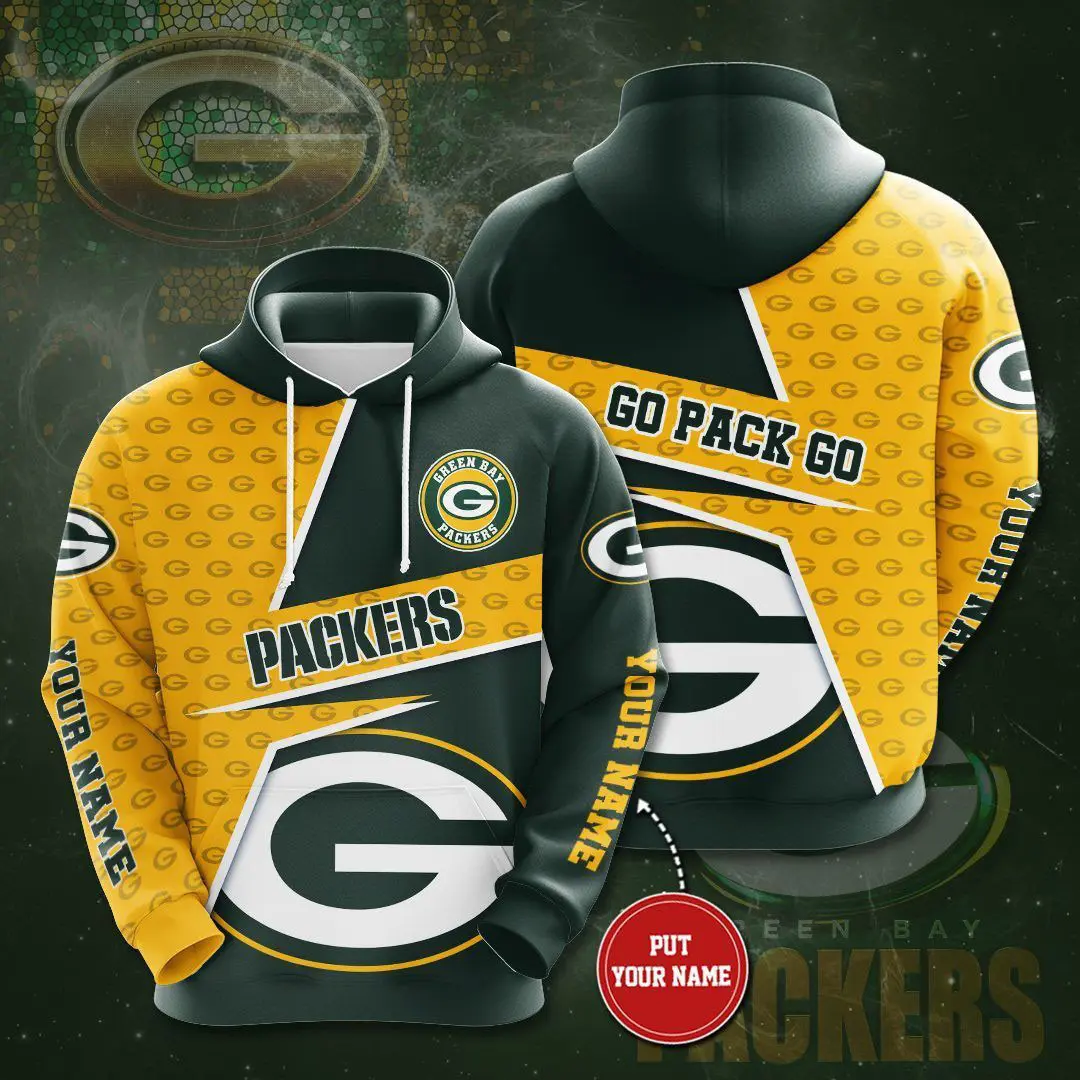 The best selling Green Bay Packers 3D hoodie 10