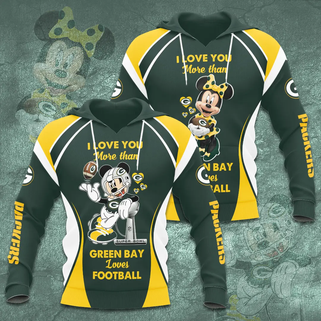 The best selling Green Bay Packers 3D hoodie 11