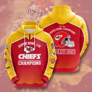The best selling Kansas City Chiefs 3D hoodie 12
