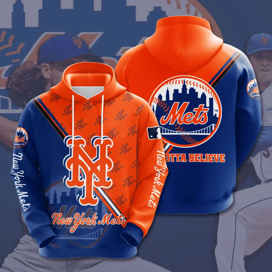 The best selling New York Mets 3D hoodie 01