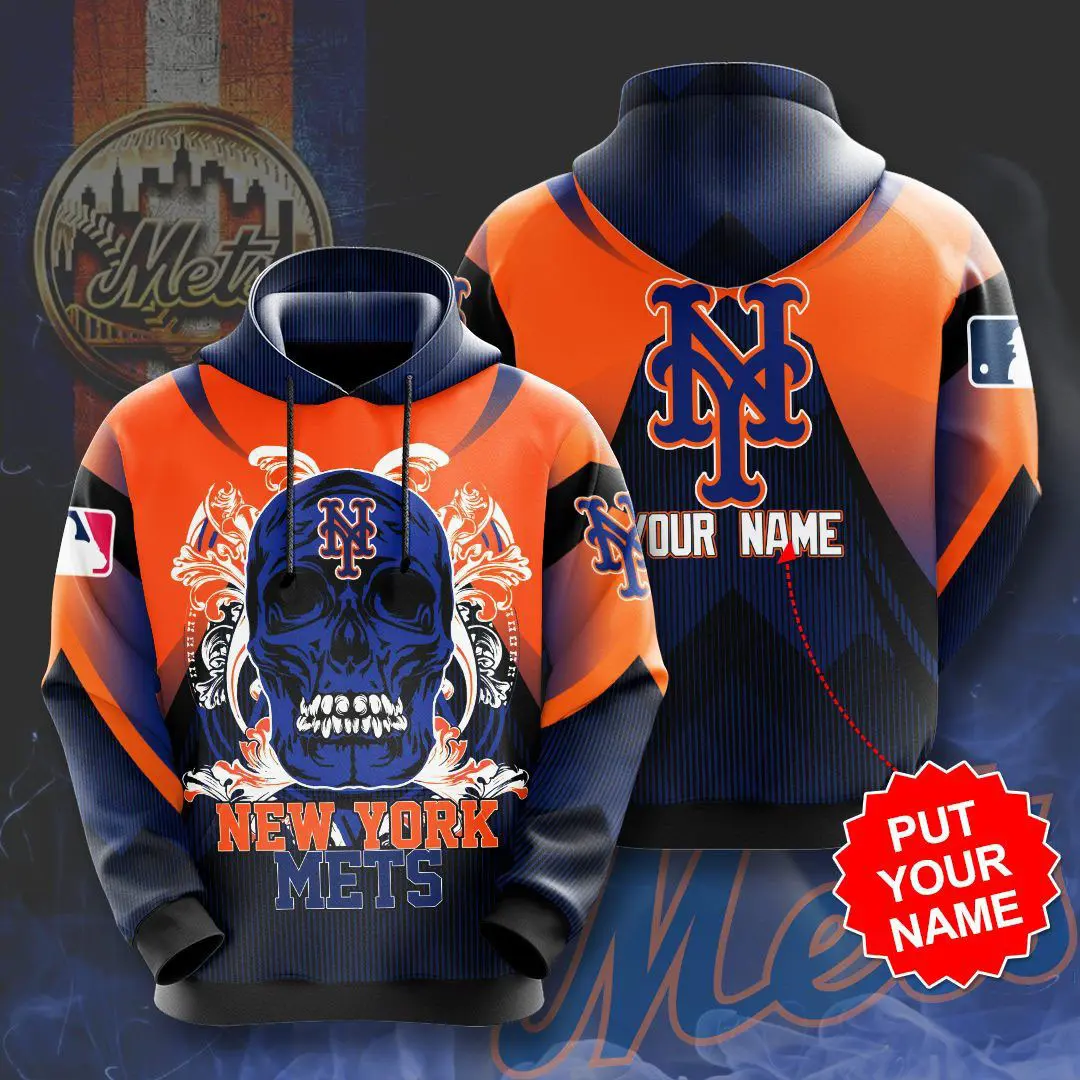 The best selling New York Mets 3D hoodie 08