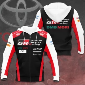 Toyota Gazoo Racing 3D Zip up Hoodie