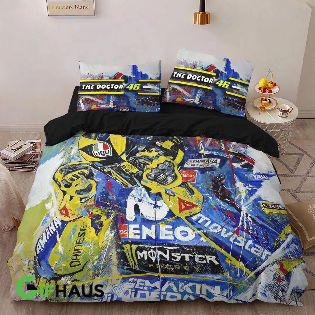 VR46 Pop Art luxury bedding set XXLTEE231023S10