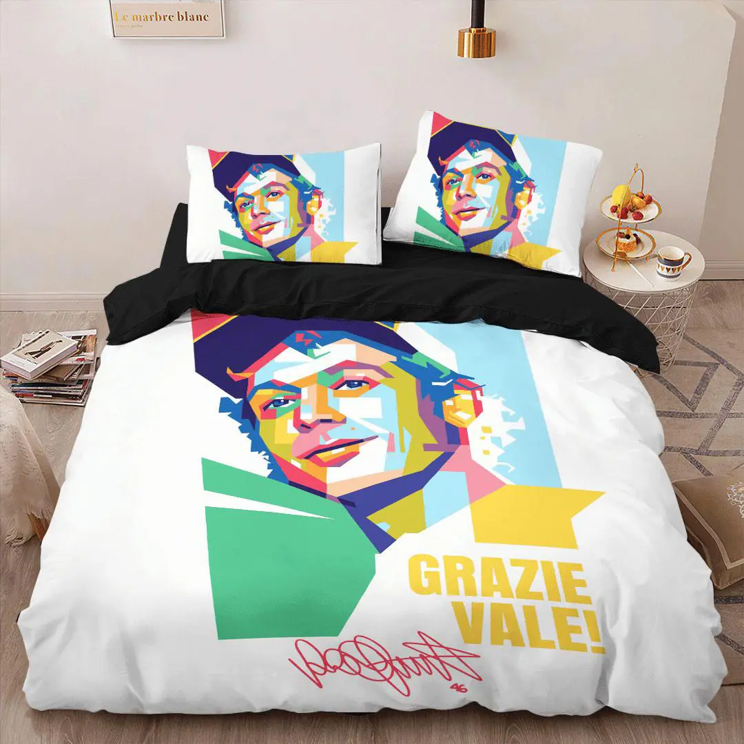 VR46 Valentino Rossi luxury bedding set XXLTEE231023S4