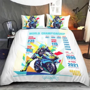 VR46 World Championship luxury bedding set XXLTEE231023S13