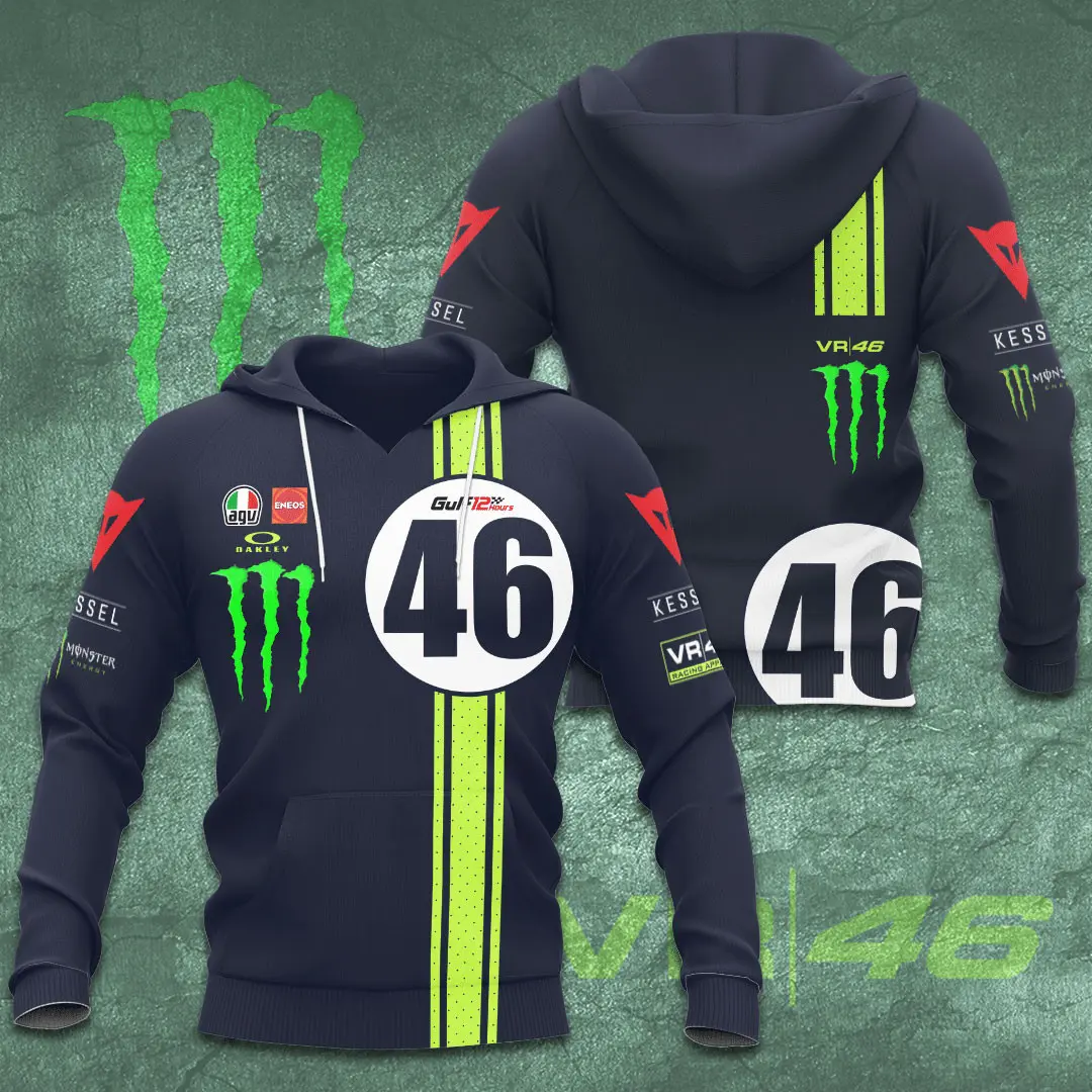 Valentino Rossi VR46 3D Hoodie
