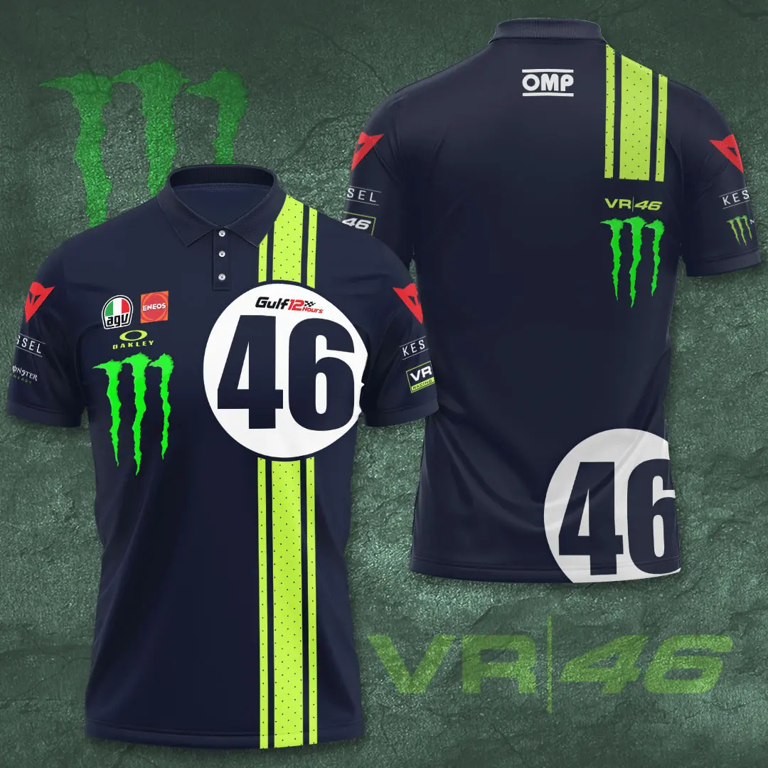Valentino Rossi VR46 3D Polo shirt