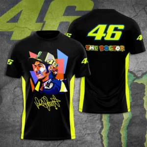 Valentino Rossi VR46 3D T shirt black