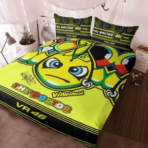 Valentino Rossi VR46 luxury bedding set XXLTEE231023S1