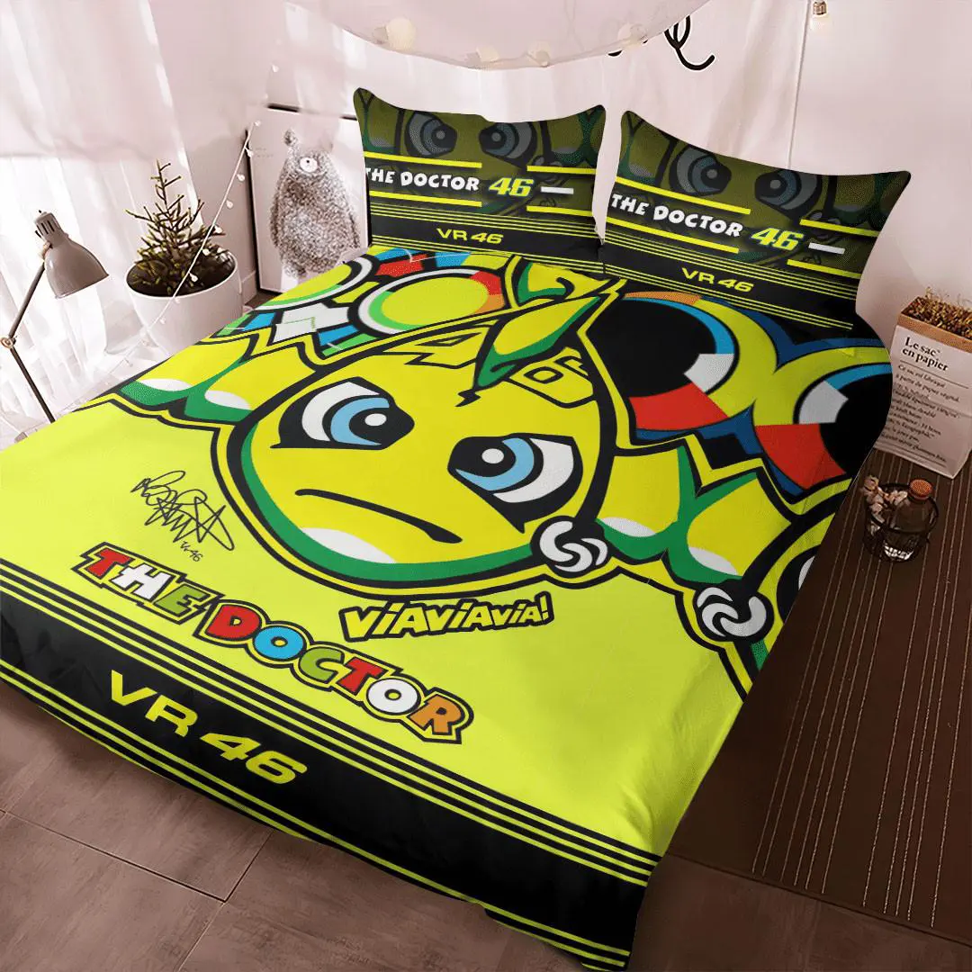 Valentino Rossi VR46 luxury bedding set XXLTEE231023S1