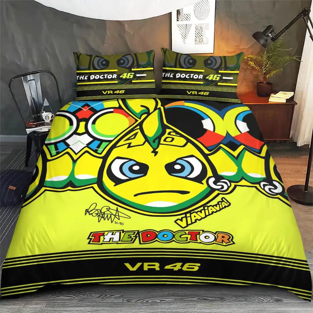 Valentino Rossi VR46 luxury bedding set XXLTEE231023S1 img