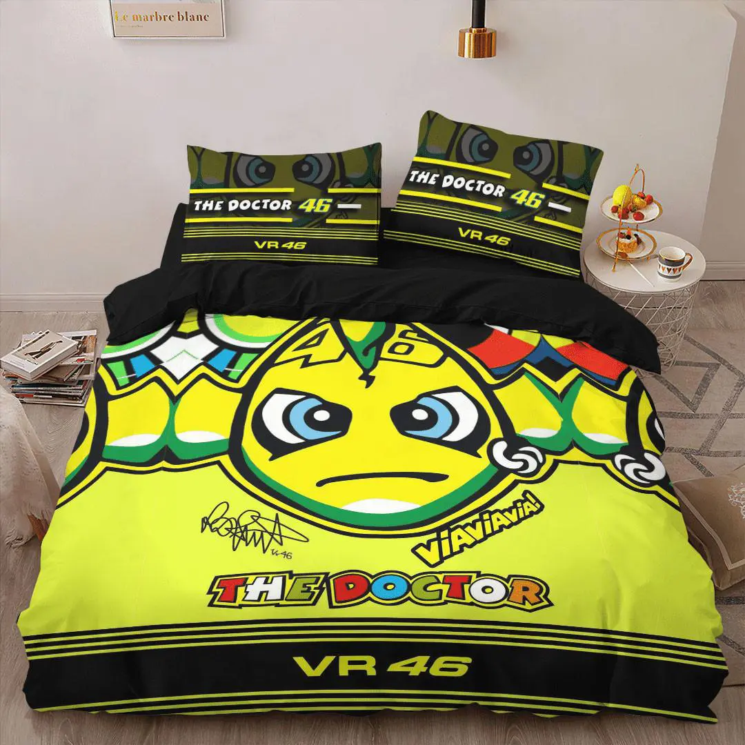Valentino Rossi VR46 luxury bedding set XXLTEE231023S1