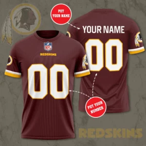 Washington Redskins 3D T shirt 04