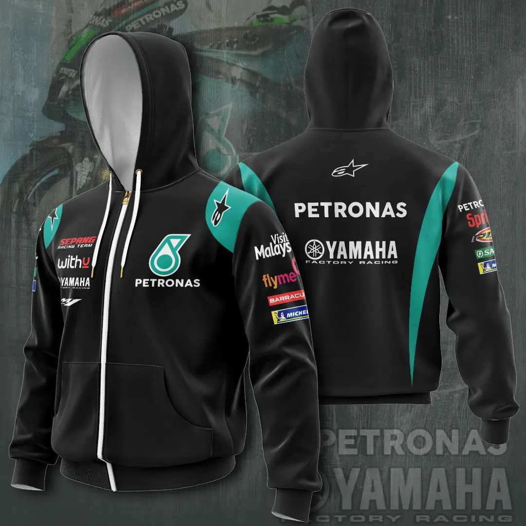 Yamaha Factory Racing 3D Zip Hoodie