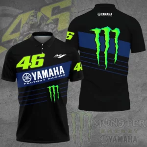 Yamaha Monster x Valentino Rossi VR46 3D Polo shirt