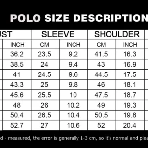 polo sizechart new