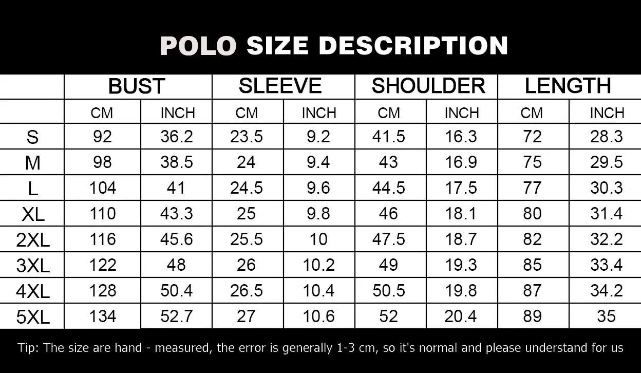 polo sizechart new