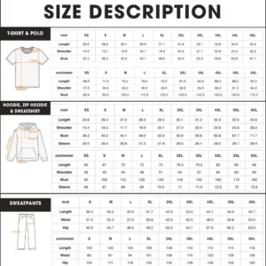 sizechart oversizedtee