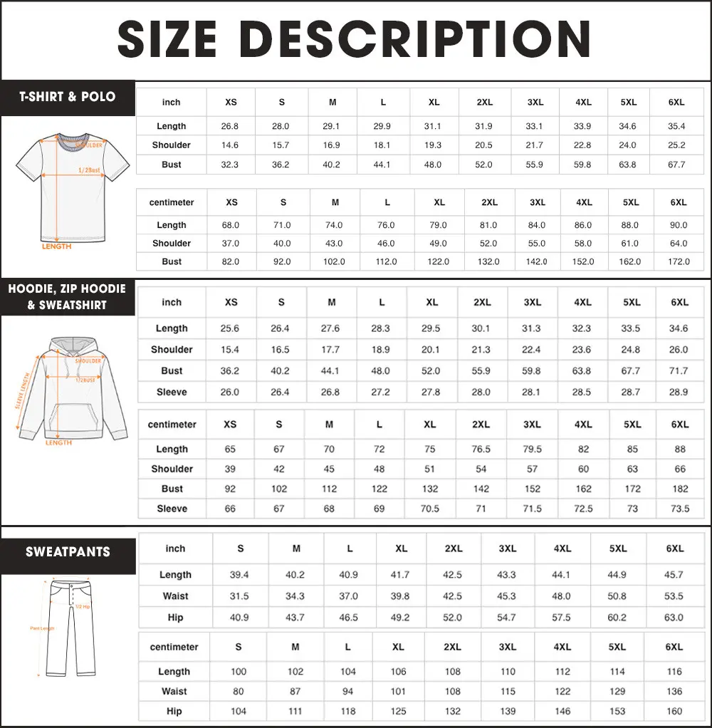 sizechart oversizedtee